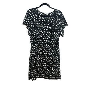 Garnet hill silk/cotton dress medium